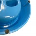 PETPHABET Dog Slow Feeder Bowl, 0.9L Non-Slip Food Bowl for Small to Medium Sized Dogs (Blue)