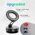  Vacuum Magnetic Phone Holder for Car 360° Adjustable Suction Cup Mount, Foldable Dashboard Stand, Black Hands-Free Smartphone Holder for Smooth Surfaces