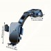Car Phone Holder Mount, 360° Rotating Dashboard Windshield Cell Phone Holder with Suction Cup Base, Adjustable Waterfall Arm, Hands-Free GPS Navigation Stand for iPhone Samsung Smartphones