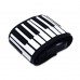 88-Key Roll-Up Digital Piano Rechargeable Electronic Silicone Keyboard - Black