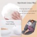 U-Shaped Support Pillow, Full Body Side Sleeping Pillow with Soft Velvet Cover, Adjustable PP Cotton Filling, Grey, Back, Waist, Hip, Leg & Belly Support