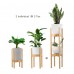 2-Pack Plant Stands, 2-Tier Tall Plant Pot Rack for Home Decor with Adjustable Width 8-12 inch