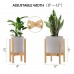 2-Pack Plant Stands, 2-Tier Tall Plant Pot Rack for Home Decor with Adjustable Width 8-12 inch