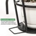 Outdoor Plant Stand, 3 Pack with 1 Free Hanging Baskets Flower Pot Stand, Indoor Plant Holder Stand for Patio Garden, Corner Balcony, Home - AR-HPS-B