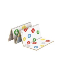 Foldable Baby Playmat, 70.8" x 39.4" Waterproof & Reversible Foam Mat, Non-Toxic Crawling Mat for Infants & Toddlers, Thick Padded Floor Mat for Home  Playroom 