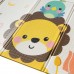 Foldable Baby Play Mat Double-Sided Animal & Traffic Theme, Soft Non-Toxic Foam Waterproof Portable Playmat for Toddlers Babies, and Kids (200 x 180 cm)