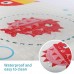 Baby Play Mat, Large Foam Crawling Playmat, Extra Thick Folding Reversible Waterproof Non Toxic Portable Floor Mat with Letters and Numbers 196 x 77 x 1.5 cm