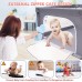 Baby Playpen with Mat, 120 x 120 cm Playard Activity Center with Anti-Slip, Breathable Mesh, Padded Playmat, Storage Bag - BP5127-M