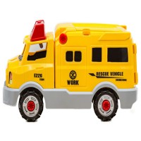 Take Apart Playset Engineering Vehicle Build Your Own Rescue Vehicle Playset with Lights & Sounds Model 661-417