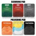 21 PCS Polishing Scouring Pads Kits with Drill Adapter for Sanding, Glazing, Polishing, Waxing