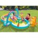 Children Kids Outdoor Dinoland Inflatable Kiddie Pool Center with Slide for Ages 3+ 131 x 90 x 44"