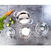 2 PCS Stainless Steel Pot Set Soup Pot 20cm Sauce Pot 16cm