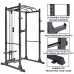 Power Cage, 1200LB Capacity Squat Rack with Cable Crossover Machine Power Rack with LAT Pull Down Attachments for Strength Training, Home, Gym - 1020160-162