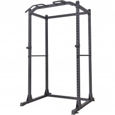 Power Cage, Multifunctional 1200lb Capacity Squat Rack with 2 Extra J-Hooks for Squats, Bench Press, Pull Ups, Strength Training, Home, Gym - 1026785