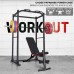 Power Cage, Multifunctional 1200lb Capacity Squat Rack with 2 Extra J-Hooks for Squats, Bench Press, Pull Ups, Strength Training, Home, Gym - 1026785