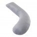 Pregnancy Pillow for Sleeping, Adjustable Maternity Full Body Pillow for Pregnant Women with Washable Cover (Grey)