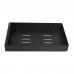 Pull-Out Cabinet Organizer, Black Metal Sliding Storage Drawer Rack, 25 cm Wide Under Sink Shelf Tray, 42 x 25 x 7 cm, Kitchen Pantry Bathroom Cabinet Organizer
