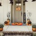 2-Pack Halloween Pumpkin Floormat, 85 x 59 cm Door Mat with Non-Slip Rubber Lined for Home, Bathroom, Entrance Door - ZW-HS-A16
