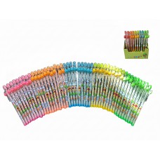 50PCS Push-Type Mechanical Pencils for Kids, Cute Cartoon Design with Animal Topper, 0.7mm Refillable Lead, Colorful Writing & Drawing Pencils for School, Office, Party Favors