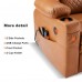 Power Lift Recliner Chair for Adults, Dual Motor Lay Flat Reclining Chair with Heat, Massage, USB Ports, Cup Holders, Side Pockets, Brown, Living Room Relaxation Chair