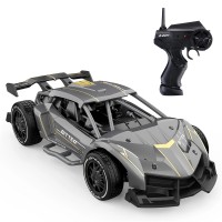 EC05 RC Sports Drift Car, 1:24 Scale RC Car with Alloy Body, 15km/h Max Speed, 2 3.6V Batteries Included