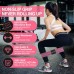 BERTER 3-Pack Resistance Bands, Non-Slip Workout Exercise Hip Bands for Legs and Glutes, Squats, Yoga, Sport