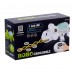 Interactive Robo Crocodile Toy, 2.4G Wireless Remote Control Crocodile Toy with LED Lights, Sound, Walking Function, Tongue Shooting - 5688-8