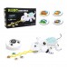 Interactive Robo Crocodile Toy, 2.4G Wireless Remote Control Crocodile Toy with LED Lights, Sound, Walking Function, Tongue Shooting - 5688-8