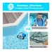 Robotic Pool Cleaner, Cordless Automatic Pool Cleaner with Dual-Suction, Rechargeable Battery, IPX8 Waterproof - HJ1103