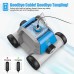 Robotic Pool Cleaner, Cordless Automatic Pool Vacuum with Dual-Suction, IPX8 Waterproof for Pools Up to 800 Sq.ft - HJ1103J