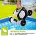 Robotic Pool Cleaner, Cordless Automatic Pool Vacuum with Dual-Suction, IPX8 Waterproof for Pools Up to 800 Sq.ft - HJ1103J