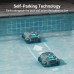 Cordless Pool Vacuum, Robotic Pool Cleaner with Strong Suction, LED Indicator for Above/In-Ground Flat Pools Up to 60 ft