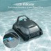 Cordless Pool Vacuum, Robotic Pool Cleaner with Strong Suction, LED Indicator for Above/In-Ground Flat Pools Up to 60 ft