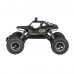 1:16 2.4G RC Rock Crawler Alloy Metal Car 4WD All Terrain High Speed (Black)