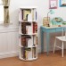 4 Tier 360° Rotating Stackable Shelves Bookshelf Organizer