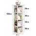 4 Tier 360° Rotating Stackable Shelves Bookshelf Organizer