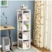 4 Tier 360° Rotating Stackable Shelves Bookshelf Organizer