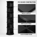 6-Tier Rotating Bookshelf 360° Revolving Storage Tower, Black