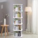 5 Tier Square Bookshelf, 360° Rotating Stackable Shelves Bookshelf Organizer for Home, Office, Bedroom