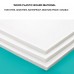 6 Tier Rotating Bookshelf, 360° Wood Rotating Stackable Shelves Bookshelf Organizer for Home, Bedroom, Office (White)