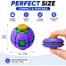 Press and Spin Fidget Balls, Transforming Sensory Toy, 2 Pack