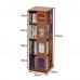 4 Tier 360° Rotating Bookshelf Multi-Tier Display Rack Organizer