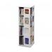 4 Tier 360° Rotating Bookshelf Multi-Tier Display Rack Organizer