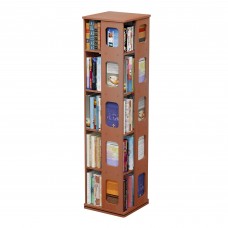5 Tier 360° Rotating Bookshelf Multi-Tier Display Rack Organizer