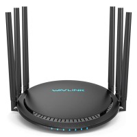 WAVLINK AC2100 WiFi Router, 2100Mbps MU-MIMO Dual-band Smart Wi-Fi Router with Touchlink for Home, Gaming, Streaming - Quantum D6