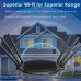 WAVLINK AC2100 WiFi Router, 2100Mbps MU-MIMO Dual-band Smart Wi-Fi Router with Touchlink for Home, Gaming, Streaming - Quantum D6
