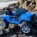 2025 S605 12V Electric Kids Ride On Jeep Wrangler Truck (Blue)
