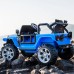 2025 S605 12V Electric Kids Ride On Jeep Wrangler Truck (Blue)