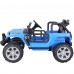 2025 S605 12V Electric Kids Ride On Jeep Wrangler Truck (Blue)