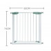 Adjustable Child Safety Gate, Pressure-Mounted Guardrail with Two-Way Door Opening for Stairs, Doorways - 80 x 74 cm